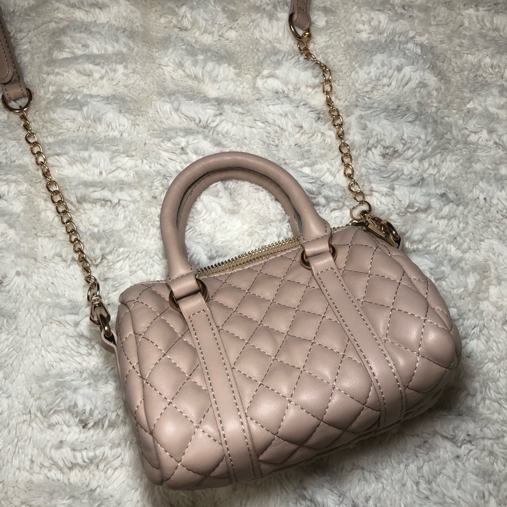 mini miss lola beige cross body bag